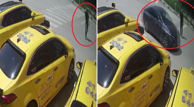 Dangerous moments experienced by a visually impaired citizen in traffic captured on camera