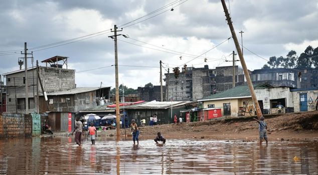 10 people have died in floods caused by heavy rains in Kenya.