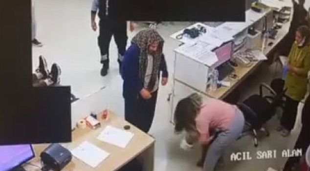 A 4-year-old girl who choked on candy in a hospital cafeteria was saved by the Heimlich maneuver.
