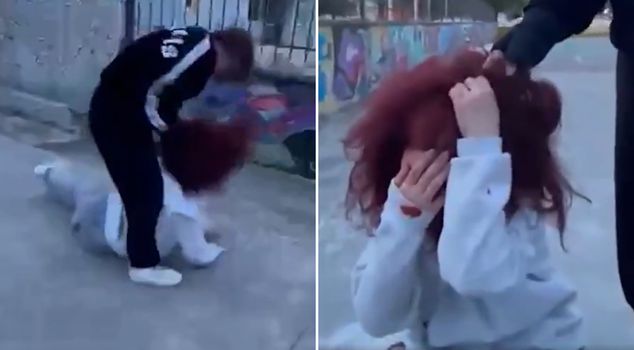 They assaulted the female student in the schoolyard: They repeatedly slammed her head on the ground, then rested saying 'I'm tired'.