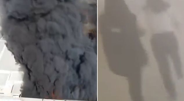 Fire at a shopping mall! At least 5 dead and 12 injured.