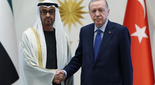 Президент Эрдоган провел телефонный разговор с президентом ОАЭ Аль Нахайяном