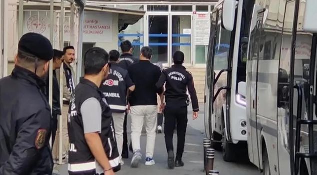 23 suspects detained in the 'İmamoğlu Criminal Organization for Profit' investigation are at the courthouse.