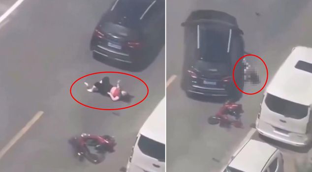 Outrageous image! The horrific claim about traffic accidents in China is back on the agenda.