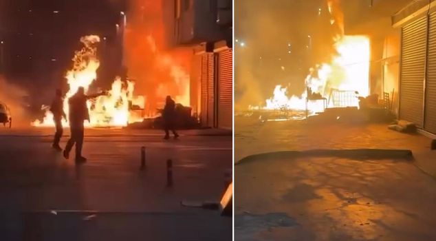 Major fire in Istanbul! Numerous shops damaged.