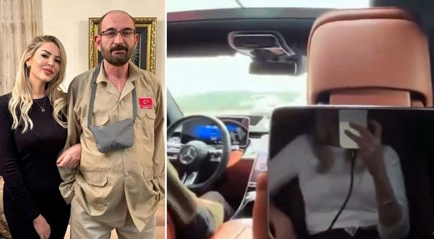 Begüm Ece Pazarcı, who shared a video of a car with flashing lights, caused trouble for her father.