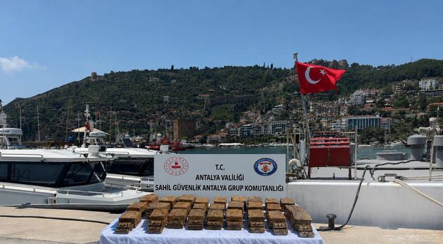 40 kilos of drugs came out of the package washed ashore.