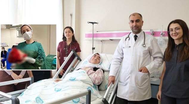 عملية جراحية غير عادية في سيواس: إزالة كتلة وزنها 7.5 كيلوغرام من جسم المريض