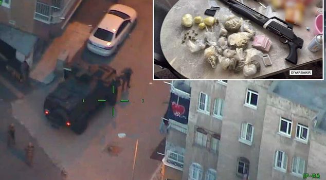 Massive narcotics operation in 23 provinces centered in Diyarbakır! 405 people detained.