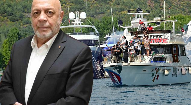 The Global Sumud Fleet set sail from Marmaris to Gaza.