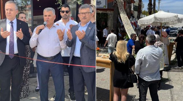 They opened the tavern with a prayer! They even invited a retired imam.