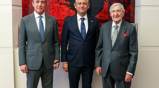 Ali Koç and Rahmi Koç visited CHP leader Özgür Özel.