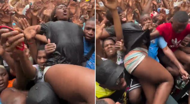 They flooded the streets! Scenes beyond limits at the festival.