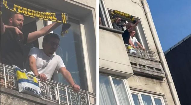 He opened a Fenerbahçe scarf against Galatasaray players, and the star names immediately responded.