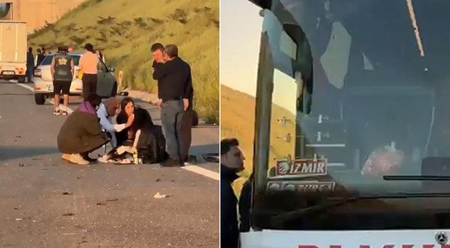 На пассажирском автобусе — ад! Помощник водителя вылетел из оторвавшейся двери.