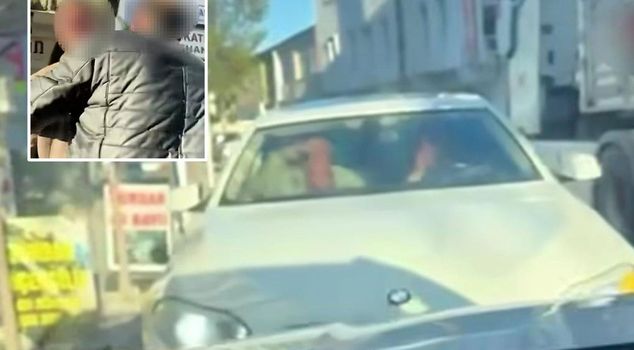 The person who threatened and trapped a driver they argued with in traffic was fined 180,000 liras.