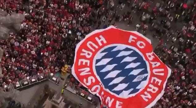 The event that marked the celebrations! They opened a banner with profanity and had it carried for hours.