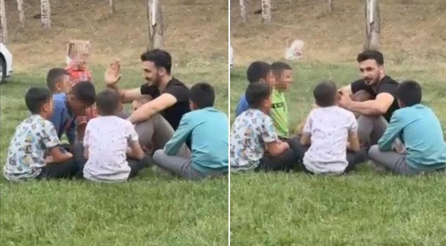 Footage of fallen police officer Koç having fun with children has emerged.