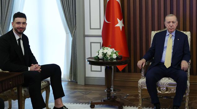 President Erdogan received Alperen Sengun.