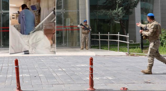 Dire images from the hospital where the gendarmerie carried out an operation with a long-barreled weapon