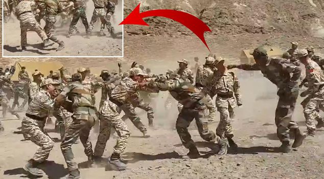 They dressed in Chinese uniforms! A striking exercise from the Indian army