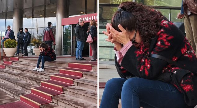Mobility in front of the CHP headquarters