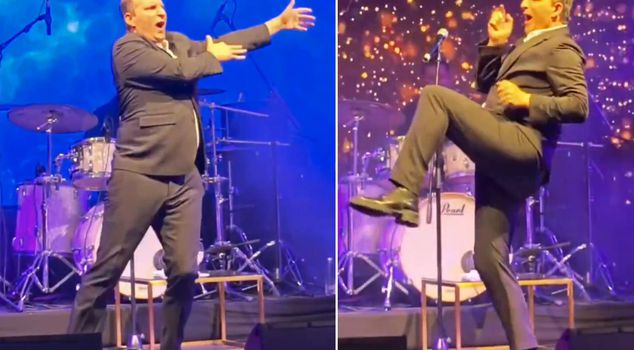 Rafet El Roman's dance during his concert in Dubai stole the show.