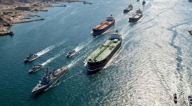 Iran announced controlled borders in the Strait of Hormuz.