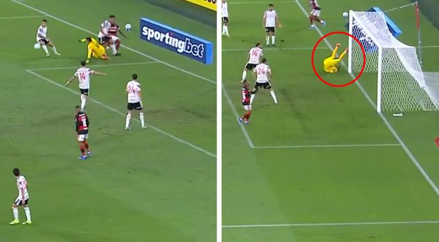 Were you the man to fall to such a state, Muslera? You were humiliated in the middle of the match.