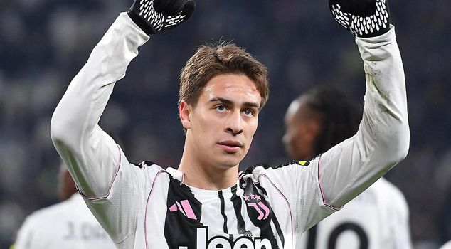 Kenan Yildiz was named the best young player of the season in Serie A.