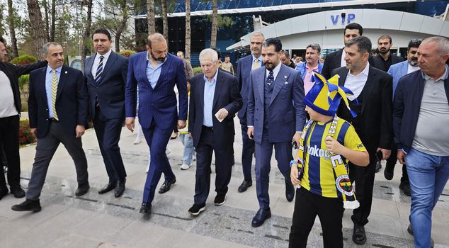 Aziz Yıldırım went to Şanlıurfa by private jet.