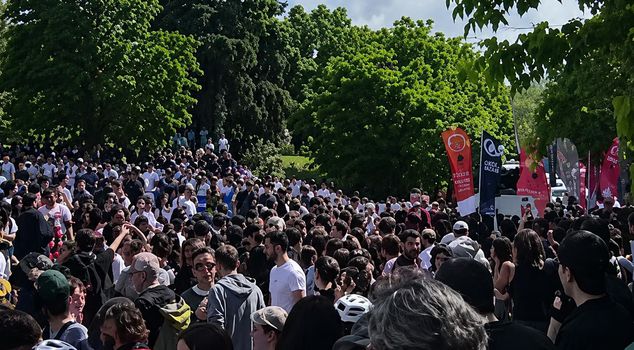 Tensions are not subsiding at the closed Bilgi University