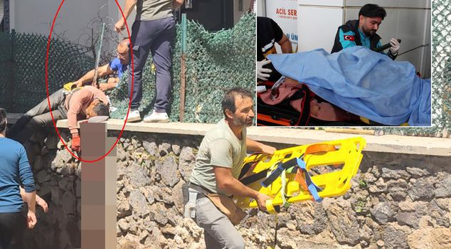 حادثة مروعة! تم نقله إلى المستشفى بمسامير حديدية مغروسة في ظهره