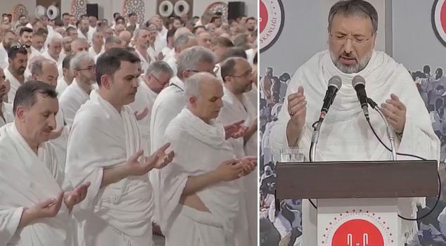 В Арафате руки вознеслись к небу! Глава Управления по делам религии Арпагуш совершил молитву стояния.