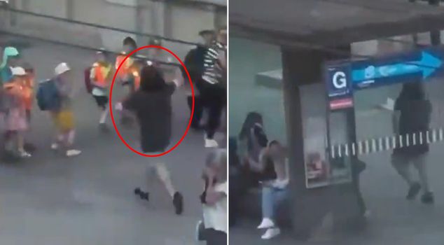 Moments of terror in Switzerland! He shouted 'Allahu Akbar' and stabbed 3 people who approached him.