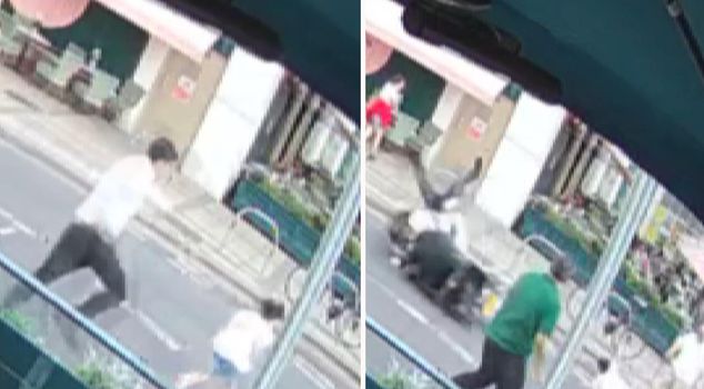 Turkish restaurant manager in London saves girl by jumping in front of motorcycle