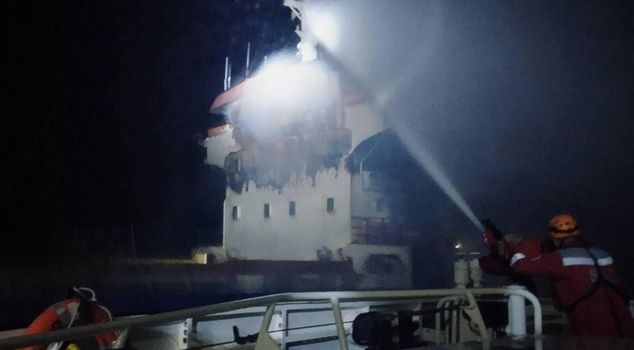 UAV attack on Turkish ship in the Black Sea! There are injured.