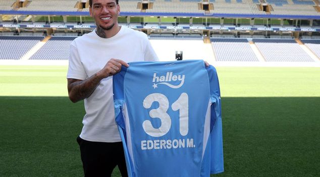 Ederson is leaving number 31.