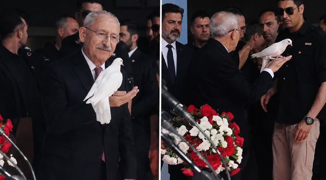 Kılıçdaroğlu's difficult moments: He couldn't make the dove fly from his hand