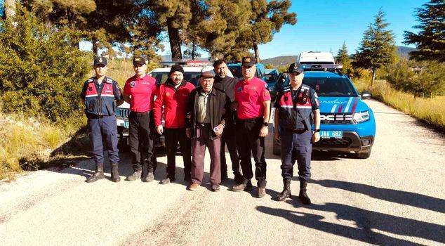 They mobilized for the elderly Alzheimer's patient who went missing in Korkuteli.