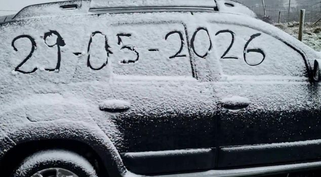 Snow surprise just days before June