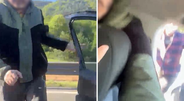 The SUV driver who blocked a family's path and caused terror on the TEM Highway was showered with fines.