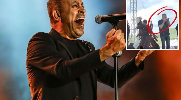 هالوك ليفنت الذي صعد إلى المسرح مرة أخرى دون الاستماع للأطباء، أوقف الحفل