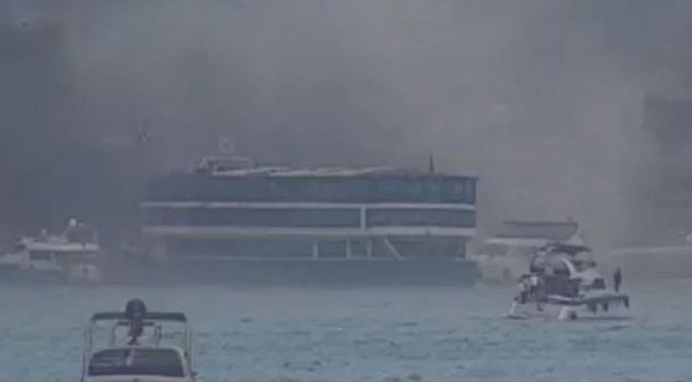 Fire on a boat at Bebek Beach has been extinguished
