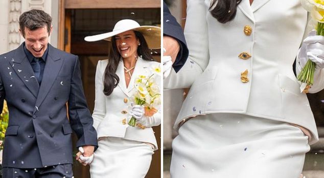 Dua Lipa’s padded wedding dress divided social media: How do you make that mistake?