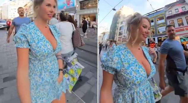 Persistent harassment of a Russian tourist in Istanbul divides users