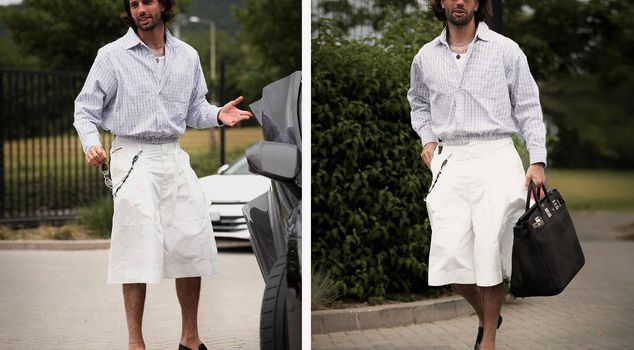 What they wear makes an event! Dominik Szoboszlai's interesting outfit choice