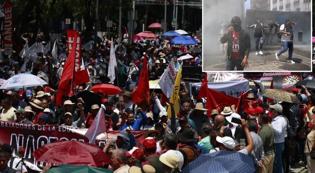 Thousands of teachers in Mexico have launched an indefinite strike to protest working conditions.
