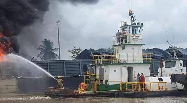 4 people died and 11 were injured in an explosion on a cargo ship in Colombia.