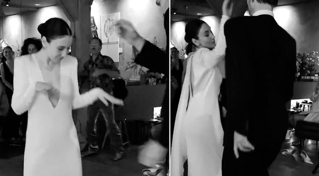 Sibel Kekilli's wedding dance and wedding dress were widely talked about.